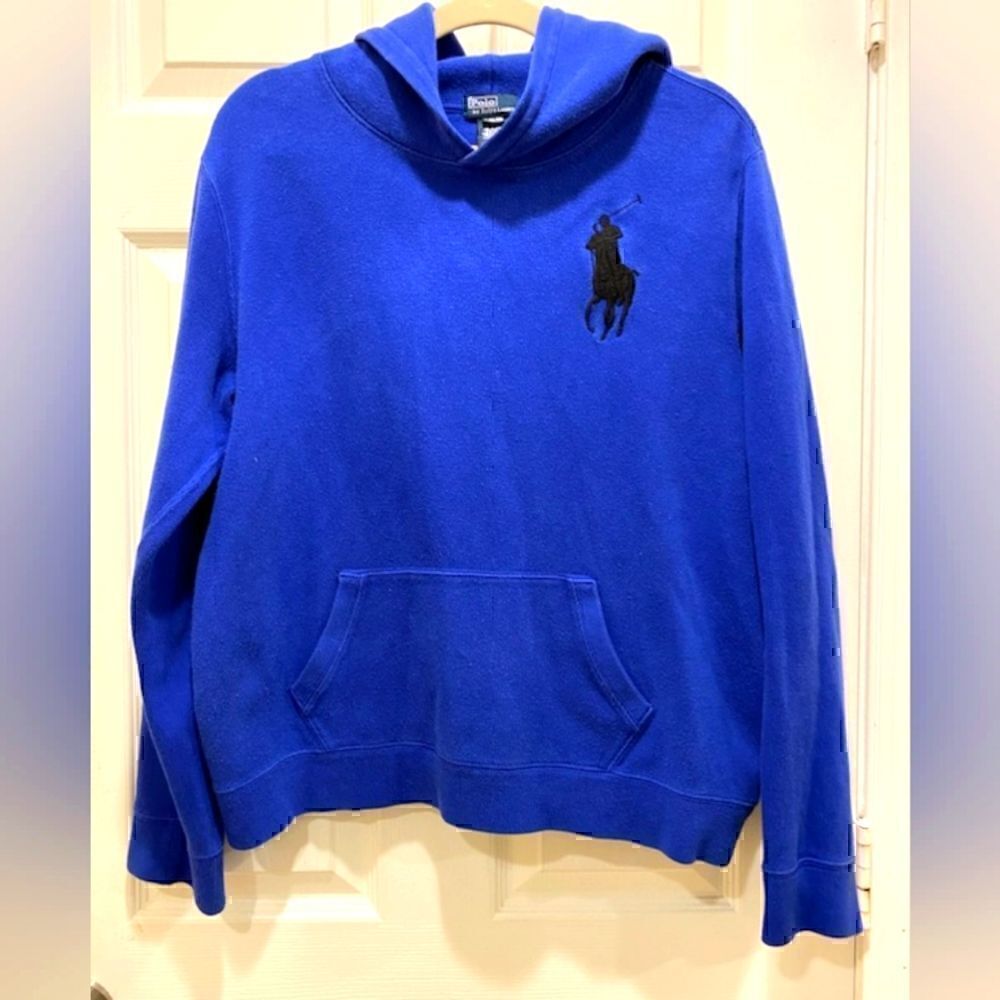 Polo Ralph Lauren Hooded Pullover, Big Kids sz XL (18),  